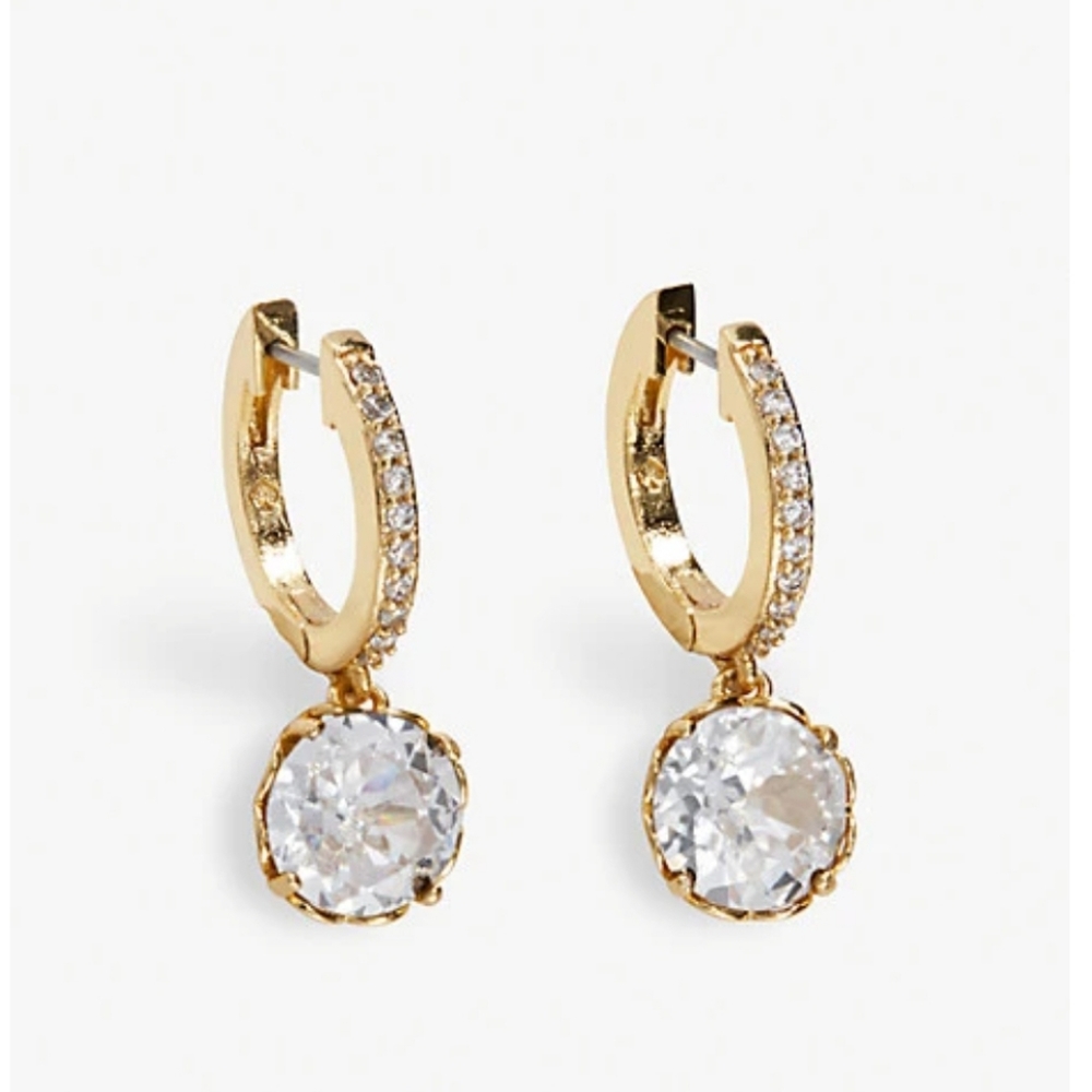 Kate Spade That Sparkle Pave Mini Hoops